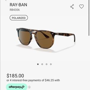 Rayban 4306 polarized unisex glasses